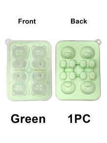 1pc 4-Cavity/1-Cavity Cute Teddy Bear Ice Mold, Flexible Silicone Ice Tray, Suitable For Freezer - Multiple Styles - View 14