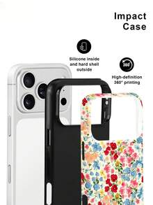 Koolife Is A Colorful And Adorable Printed Phone Case. It Features A Double-Sided Glossy Hard Shell Made Of PC + TPU Material, Providing Protection Against Scratches, Abrasion And Impact. It Is Suitable Compatible With Iphone 11, 12, 13, 14, 15, 16, 17,18/Pro/Pro Max. - Multicolor - View 2