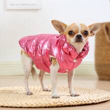 1pc Autumn/Winter Warm Pet Jacket Fashion Thicken Dog Clothes Outdoor Windproof Pet Coat Suitable For Puppy Small Dogs - Multicolor - View 8