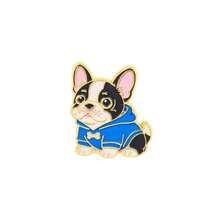 Cute Dog Enamel Pins Set, Pug Bichon Corgi Schnauzer French Bulldog Lapel Brooches, Metal Badges For Backpack Jacket Decor, Lover Gift For Dog Lovers - Multicolor - View 15