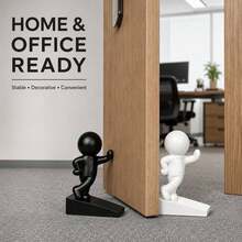 1pc Suit Man Doorstop, 3D Printed Doorstop, Unique Creative Gift, Multifunctional Decorative Ornament, And An Excellent Accent For Modern Home And Spaces. A Perfect Choice For Holiday Gifts And Stylish Art Pieces. - A - View 6