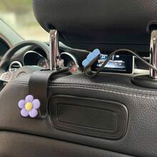 2pcs Car Seat Back Hooks, Cute Cartoon Car Storage Seat Back Hooks - A - View 5