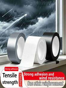 1 Roll Winter Weather-Stripping Tape: Leak-Proof Sealing Tape For Door Gaps And Windows. Windproof, Soundproofing, And Heat-Retaining Adhesive Seal Strip; Removable And Residue-Free. Suitable For Doors, Windows, Air Conditioners, Vents, And Pipes. - Multicolor - View 4