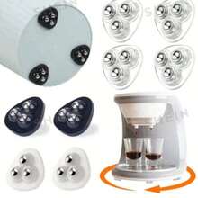 4/8 pcs Roda Putar Bantalan Bola Baja Tahan Karat Self-Adhesive - Roda Putar Peralatan Dapur Rotasi 360 Derajat, Cocok untuk Perbaikan Rumah, Proyek DIY, Pemasangan Mudah, Desain Ringkas, Struktur Kokoh, Roda Omnidireksional - View 1