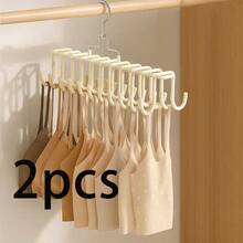 1/2pcs---Multifunctional 20-Hook Non-Slip Drying Rack – Ideal For Lingerie, Camisoles, And More (Home/Dorm/Student Use) - Multicolor - View 12