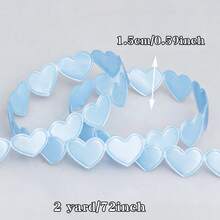 2m Heart Hollow Ribbon, 3 Colors Red White Pink, Valentine's Day Gift Wrapping Wedding DIY Handmade - 2m Heart Ribbon - View 13