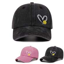 1pc Pickleball Embroidered Baseball Cap Unisex Outdoor Sports Game Casual Sun Protection Duck Bill Dad Hat - Multicolor - View 1