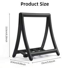 15.6 Inch Vertical Laptop Stand With Gravity Auto Lock, Compatible With Neo 13 Inch, A3404 Air 13/15 Pro 13/14 And (A16) 11th Gen 11 Inch, 10th Gen 10.9 Inch Tablets, Space-Saving Desktop Base, Black - View 8