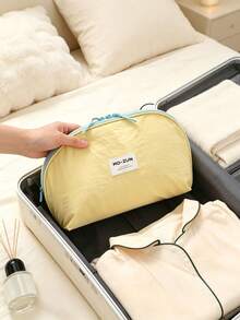Travel Underwear Storage Bag, Large Capacity Compartment Underwear Organizer, Portable Zippered Bra & Socks Storage Box, Lightweight Women's Luggage Organizer Bag, Suitable For Travel And Daily Clothing Sorting - Multicolor - View 7