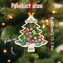 Customized Christmas Decorations,Home Christmas Souvenirs. Add Luster To Your Holiday With This Personalized Christmas Decoration! - A-christmas Tree Decoration - View 6