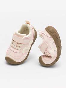 Balabala 2026 Zapatos blandos, flexibles y antideslizantes para bebés y niños pequeños, zapatos de entrenamiento ligeros para primavera/otoño - blanco rojo - Ver 2