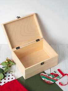 Personalised Text Wooden Christmas Eve Box Special Delivery Gifts Ideas For Xmas Hamper Crate Kids Keepsake - Multicolor - View 6