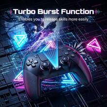 A Wireless Controller Compatible With P4, P4 Slim, P4 Pro, PC, Smartphones, Featuring A Hall-Effect Joystick, Dual Vibration Motors, A Six-Axis Gyroscope, Macro Programming, Turbo Mode, An 800mAh Battery, A Microphone, And A 3.5mm Headphone Jack. - View 6