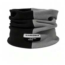 Autumn/Winter Dual-Tone Scarf Hat, Unisex Warm Cycling Windproof Neck Warmer Thickened Headwear - Multicolor - View 11