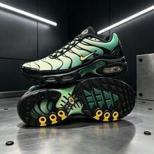 Nike Men Sneakers - Green and Black - View 1