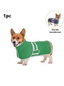 1pc Reversible Dog Absorbent Bathrobe, Plush Bathrobe, Soft And Comfortable, Quick-Drying And Adjustable, Suitable For Different Dog Breeds And Body Types, Ideal For Bathing, Swimming, Beach And Daily Care - Multicolor - View 49