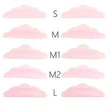 Eyelash Lift Rods, Eyelash Perm Shields, Upper And Lower Eyelash Lift Pads, For Salon And Home Use - Pink - View 6