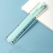 3pcs/1pc 30cm Colorful Transparent Flexible Foldable Ruler, Bendable Durable Plastic Ruler With Clear Markings, Portable Multi-Purpose Drawing Stationery, Suitable For Sketching, Drafting, Homework And Daily Office, Back To School Season Gift, Back To School/Back To School Season/Halloween/Christmas Essential (Random Style And Color, Due To Different Production Batches, Some Rulers May Have Small Black Text, Some May Not, Randomly Sent) - Multicolor - View 18
