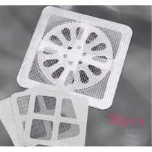 10/20/30/50/60pcs Disposable Drain Pipe Covers, Kitchen Bathroom Hair Catcher, Sink Strainer Stickers, Anti-Fly Silicone Filter, Home Bathroom Cockroach And Odor Prevention Tool - Floor Drain - View 11