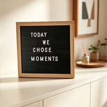 Ins Style Felt Letter Message Board Birthday Photo Prop Spelling Board Picture Frame - 1PC - View 2