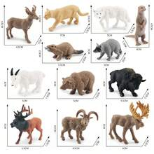 Children's Animal Figurine Models, Small Models Of North American Animals, Handheld Model Toys, Can Be Used As Decorative Items Or Collectibles - Multicolor - View 5