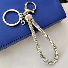 1pc Fashion Rhinestone Lanyard Pendant, Bag, Car Keychain, Women's Minimalist Key Chain - Multicolor - View 12