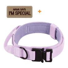 Tactical Dog Collar With Handle & Metal Buckle, Heavy Duty Padded Military Nylon Collars With 1 Patch For Medium Large Dogs K9 Training Walking Hunting - Multicolor - View 14