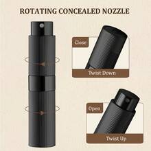 3pcs/1pc 8ml Portable Stripe Perfume Travel Refillable Bottle, Mini Leak-Proof Cologne Atomizer Spray, Gift For Men Women - Multicolor - View 3