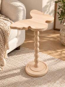 Butterfly Wooden Side Table, Unique Butterfly Shaped Decorative Table, Small Base Side Table For Living Room Bedroom Bedside Sofa, Vintage Decorative Drink Table - Multicolor - View 10