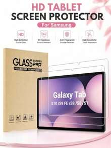 Yezodawee 2pcs Tempered Glass Screen Protector For Galaxy Tab S9 11 Inch 2023 / S8 11 Inch 2022 / S7 11 Inch 2020, 9H Hardness High Definition Screen Protector Film, Compatible With Galaxy -X710/X700/T870 Model Tablet Accessories - White - View 9