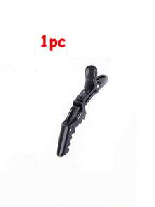 12/6/1 Crocodile Clip Multi-Functional Hair Distribution Clip, Side-Parting Clip For Bangs, Suitable For Both Men And Women, Suitable For Daily Use, Hair Accessory, Hairstyle, Salon Styling, Duckbill Clip, Low-Priced Hair Accessory Tool. - Black - View 11