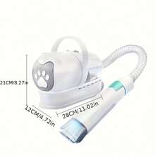 7-In-1 Pet Grooming Vacuum Kit, Dog Grooming Clipper, Pet Hair Remover, High Suction Low Noise Pet Grooming Set - EU F Type Plug(220-240V) - View 3