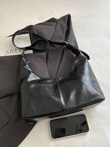 Large Tote Bag For Women New Fashion Design Shoulder Bag High-Quality Style - Black - View 3