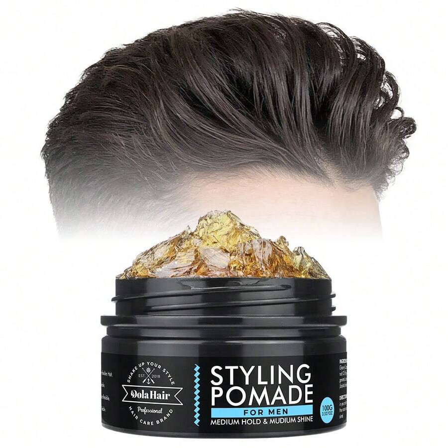 Dola Hair Men's Hair Styling Clay, Matte Finish Hair Pomade, Strong Hold & Natural Texture, Non-Greasy Styling Paste For Men, Adds Volume & Definition - Hair Pomade - View 1