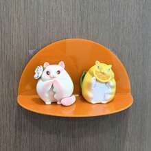 1 Rak Gantung Akrilik, Rak Dinding, Cocok untuk Ruang Tamu, Kamar Mandi, Kamar Tidur, Dapur, Kantor, Tersedia Berbagai Warna (Oranye, Hijau Neon, Magenta, Biru) - A - View 2