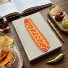 1pc Fun Hot Dog-Shaped Bookmarks, Quirky Desktop Decorations, Perfect Gifts For Bookworms And Reading Enthusiasts, And Also Great For Your Fun-Loving Foodie Friends - Multicolor - View 6