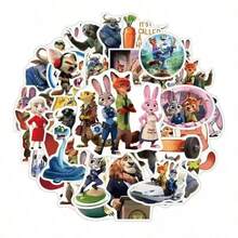 Hasbro 50pcs Pokémon Cartoon Stickers KPOP Merchandise - Multicolor - View 9