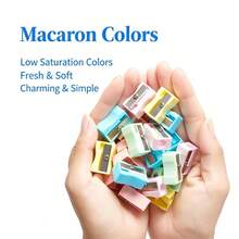 5 Pieces Of Macaron HB Pencils In Bulk, Made Of Plastic With Erasers And Triangular Shape. Ideal For The School Season / Back-To-School Season / Halloween / Christmas. - Multiple Styles - View 12