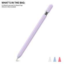 Silicone Protective Sleeve Compatible With Apple Pencil (USB-C) 2023, Pen Cover, Anti-Slip Grip Accessory, Compatible With Apple Pencil 3rd Generation - Multicolor - View 11