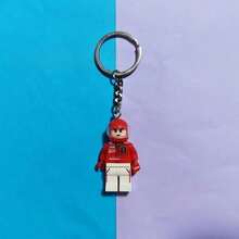 DOBBLE 1pc Exquisite Handmade 3D Racer Magnetic Keychains, Y2K Millennium Style Bow Key Rings, Backpack Pendants, Couple Keychain Gifts - Multicolor - View 13