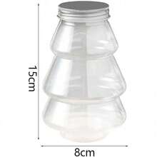 DIY Food Container Christmas Party Decoration Christmas Tree Snowman Shaped Bottle Suitable For Candy Snacks Juice Milk - Multicolor - View 6