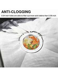 1/2/4Pcs Bright‑Silver Sink Strainer,Fine Mesh Captures Food Residue, Prevent Drain Pipe Clogging,Suitable For Kitchen Sink,Wash Basin, Easy‑Clean Household Kitchen‑Bath Fitting,Kitchen Accessories,Sink,Kitchen Decor And Accessories - A - View 4