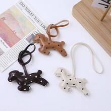 JRESSIAL Free Lamb Leather Bag Charm Car Keychain Clothing Accessory Decorative Ornament - Multicolor - View 1