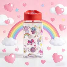 Colorful Cute Pattern Leak-Proof Transparent Straw Cup, Lightweight Adorable Daily Water Cup For Outdoor Camping And Picnic - Multicolor - View 10
