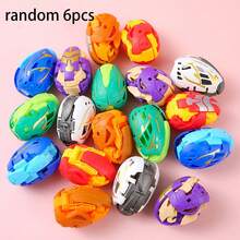 Tyrannosaurus Dinosaur Egg Transformable Twist New Pterosaur Transformable Dinosaur Egg Toy, Cool Birthday Party Favor, Classroom Prize, Christmas And Halloween Gift (Random) - Multicolor - View 10