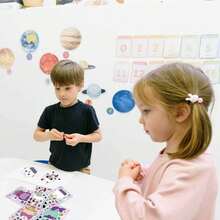 12pcs Gabi Friends Children's Anime Cartoon Parent Child Interactive Puzzle Hand Account DIY Face Stickers - Multicolor - View 7