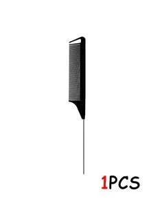 12/10/1pc Pointed Tail Steel Needle Comb With Hook, For Hair Parting And Dyeing, Segmented Teeth, Tapered Tail Steel Needle Comb - Multicolor - View 8