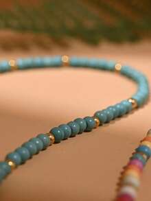 Collar con colgante para mujer, versátil y de moda, se puede regalar a la novia - Multicolor - Ver 5