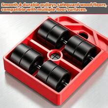 7pcs Heavy Duty Moving Kit: Furniture Lifter, Slider Kit, Elevator, Easy Lifting Rolling Tools, Foundation For Moving Large Items, Simple Sofa Space Conversion Design - 7PCS - View 3