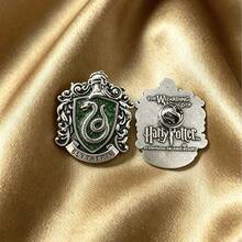 Warner Bros 1pc Harry Potter Metal Badge Brooch Pin, Four Houses Hogwarts Gift Box, Magic Nostalgia, Halloween Christmas Gift - Multicolor - View 11